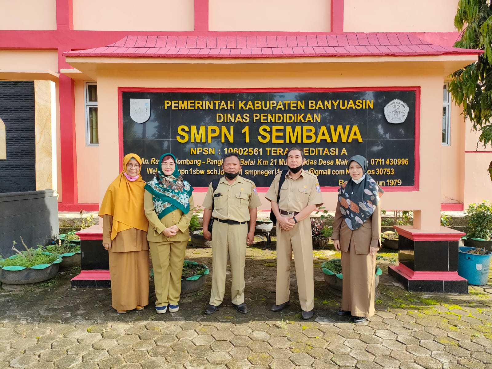 Pelaksanaan Ujian Sekolah di SMPN 1 Sembawa